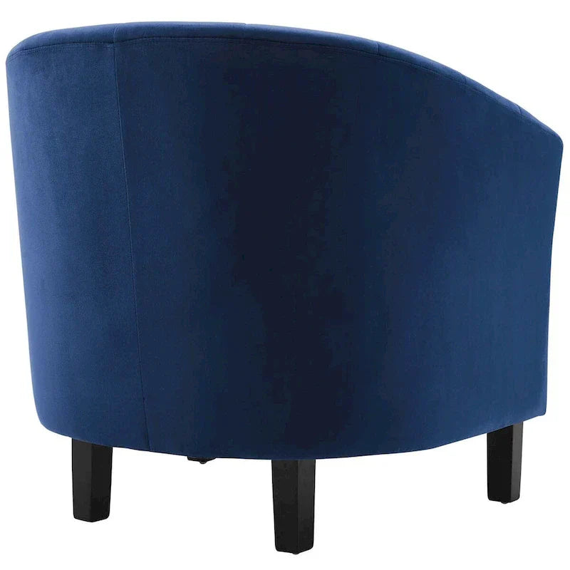 Fauteuil en velours capitonné Silver Orchid Streitmann (Lot de 2)