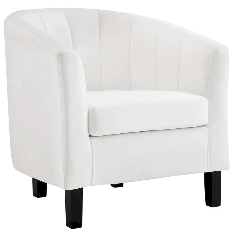 Fauteuil en velours capitonné Silver Orchid Streitmann (Lot de 2)