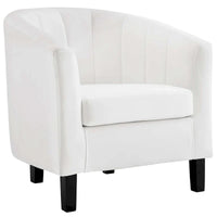 Fauteuil en velours capitonné Silver Orchid Streitmann (Lot de 2)