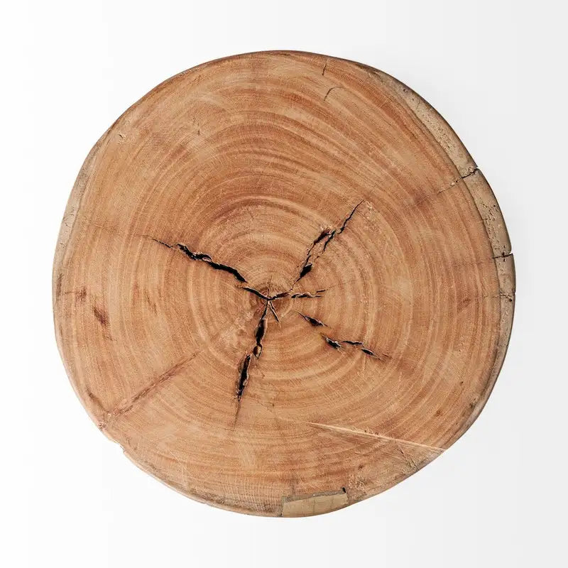 Asco tabouret rustique en bois récupéré massif