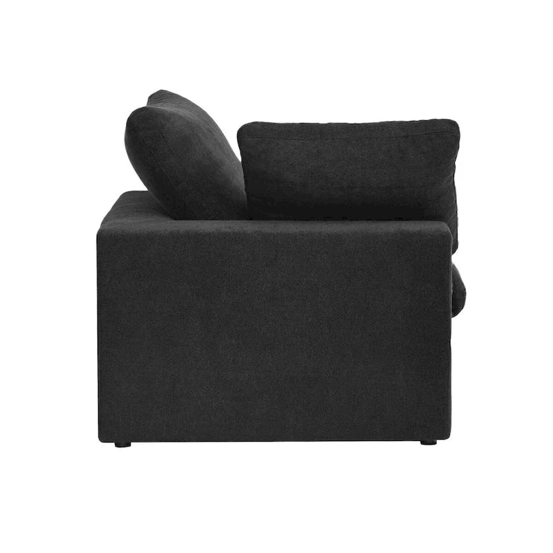 Canapé d'angle modulable convertible, canapé d'angle 5 places avec oreillers, 2 x 120,45 canapé minimaliste pour salon