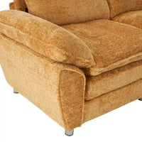 Canapé moderne 3 places avec pouf et méridienne