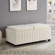Banc de rangement ottoman rembourré pour chambre d'enfant, salon