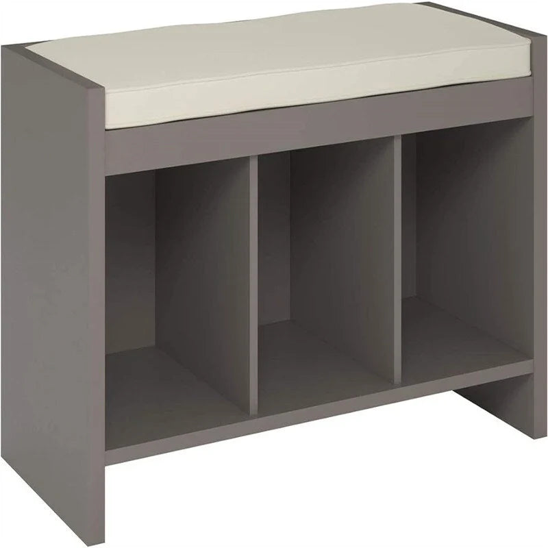 Banc de rangement avec coussin