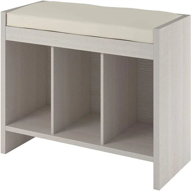 Banc de rangement avec coussin