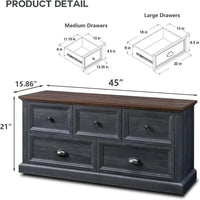 Banc de rangement – 15.86P x 45L x 21.14H