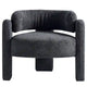Fauteuil d'appoint en tissu bouclette