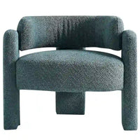 Fauteuil d'appoint en tissu bouclette