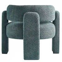 Fauteuil d'appoint en tissu bouclette