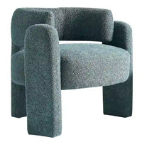 Fauteuil d'appoint en tissu bouclette