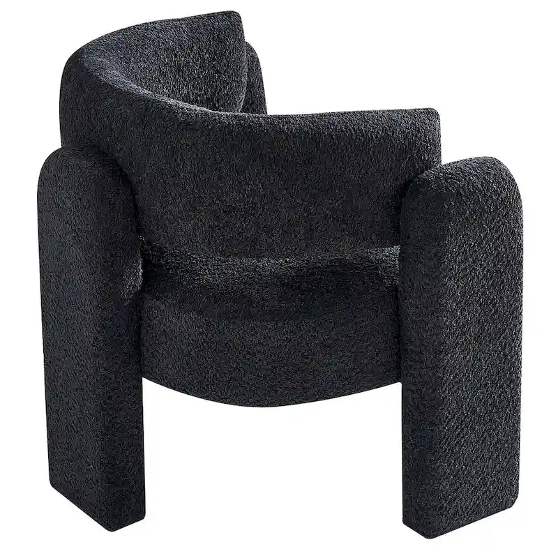 Fauteuil d'appoint en tissu bouclette