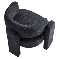 Fauteuil d'appoint en tissu bouclette