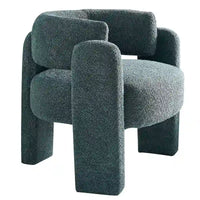 Fauteuil d'appoint en tissu bouclette