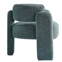 Fauteuil d'appoint en tissu bouclette