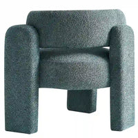 Fauteuil d'appoint en tissu bouclette