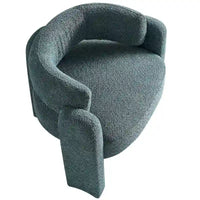 Fauteuil d'appoint en tissu bouclette