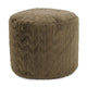 Allan Andrews Pouf haut Angora Mousse