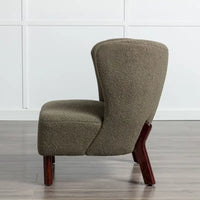 Fauteuil sans accoudoirs rembourré, canapé simple, chaise de lecture moderne pour salon, chambre à coucher