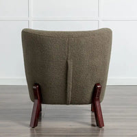 Fauteuil sans accoudoirs rembourré, canapé simple, chaise de lecture moderne pour salon, chambre à coucher