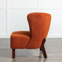 Fauteuil sans accoudoirs rembourré, canapé simple, chaise de lecture moderne pour salon, chambre à coucher