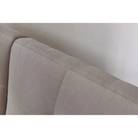 Canapé convertible futon avec pieds en bois massif en tissu de lin vert moutarde
