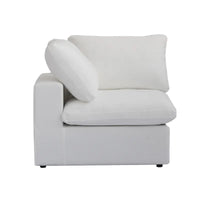 Canapé Sectionnel d'Angle Commix Garni de Plumes 5 places avec Pouf