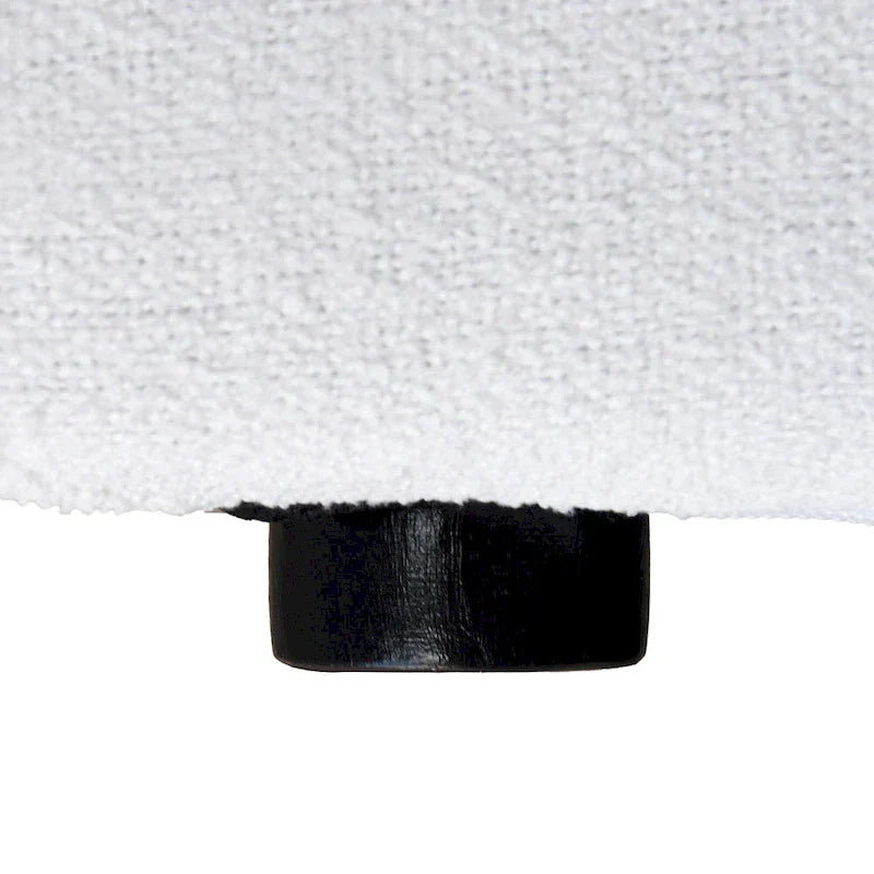 Canapé Sectionnel d'Angle Commix Garni de Plumes 5 places avec Pouf