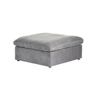 Canapé Sectionnel d'Angle Commix Garni de Plumes 5 places avec Pouf