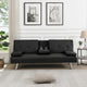 Canapé convertible moderne réglable - Canapé double inclinable en similicuir