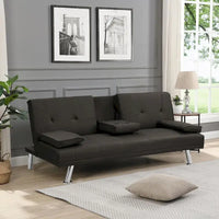 Canapé convertible moderne réglable - Canapé double inclinable en similicuir