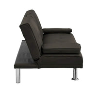 Canapé convertible moderne réglable - Canapé double inclinable en similicuir