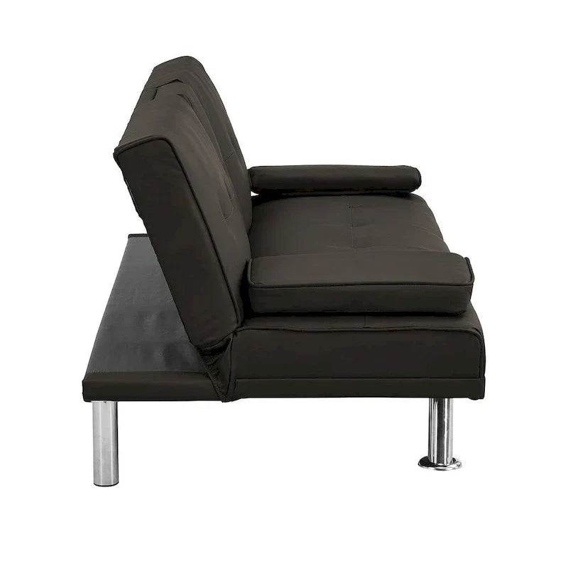 Canapé convertible moderne réglable - Canapé double inclinable en similicuir