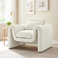 Fauteuil en bouclette Waverly
