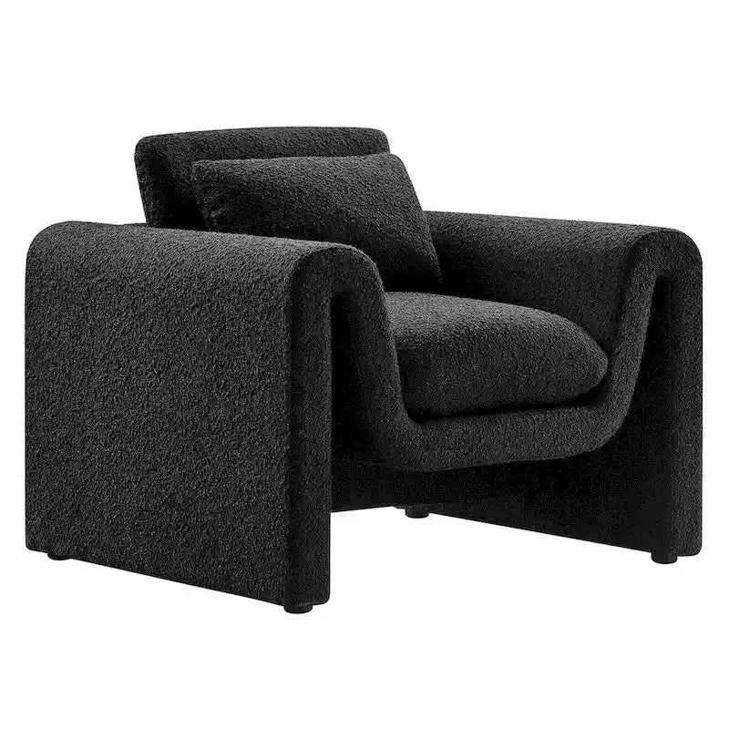 Fauteuil en bouclette Waverly