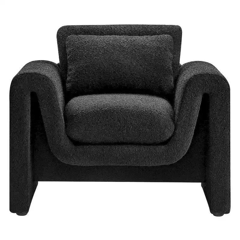 Fauteuil en bouclette Waverly