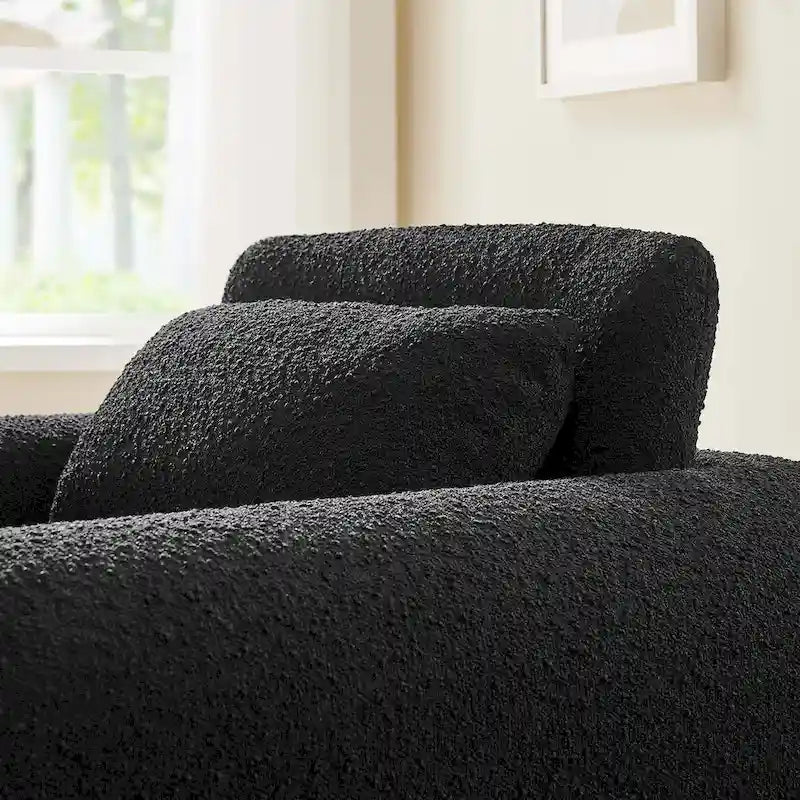 Fauteuil en bouclette Waverly