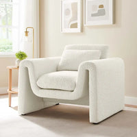 Fauteuil en bouclette Waverly