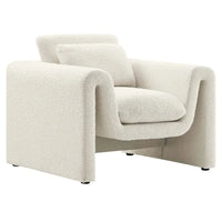 Fauteuil en bouclette Waverly