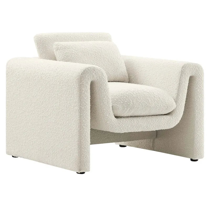 Fauteuil en bouclette Waverly