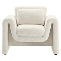 Fauteuil en bouclette Waverly