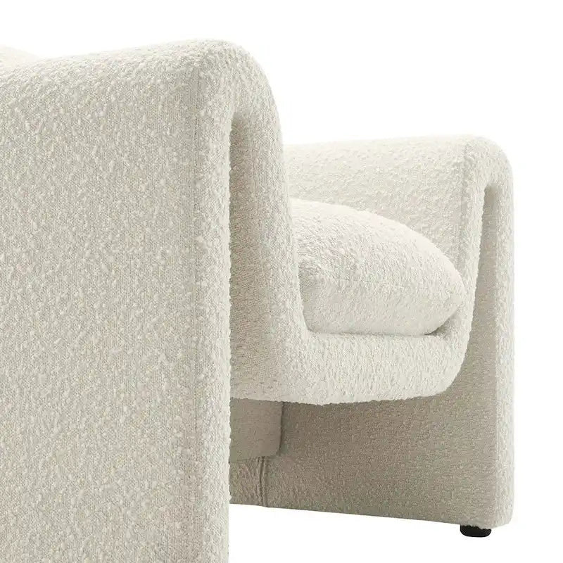 Fauteuil en bouclette Waverly