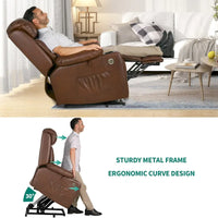 Fauteuil de massage inclinable en PU Moasis