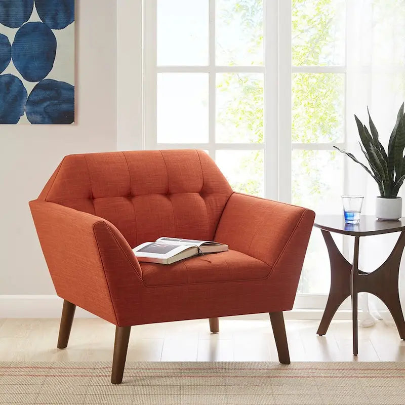 Chaise longueFauteuil d'appoint moderne, pour salon, chambre à coucher, studio, chaises de salon confortables pour la lecture