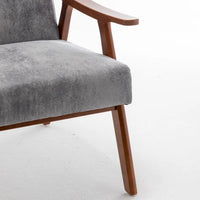 Fauteuil d'appoint à cadre en bois massif