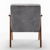 Fauteuil d'appoint à cadre en bois massif