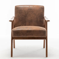 Fauteuil d'appoint à cadre en bois massif