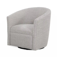 Fauteuil baril pivotant en polyester Sea Oat