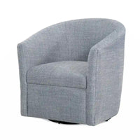 Fauteuil baril pivotant en polyester Sea Oat