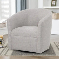 Fauteuil baril pivotant en polyester Sea Oat