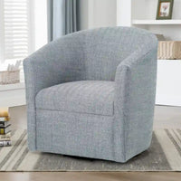 Fauteuil baril pivotant en polyester Sea Oat